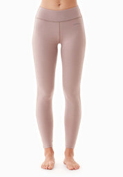 LENNA | High-waisted leggings made from organic cotton in mocha - Ecomarket.com