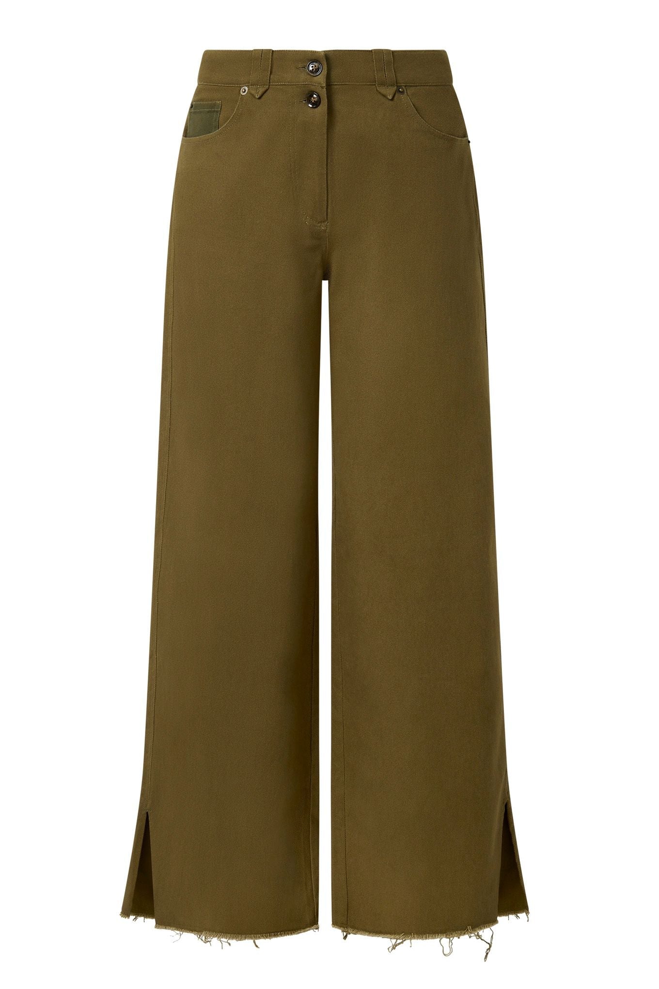 RANGER - Organic Cotton Trousers - Light Green - Ecomarket.com