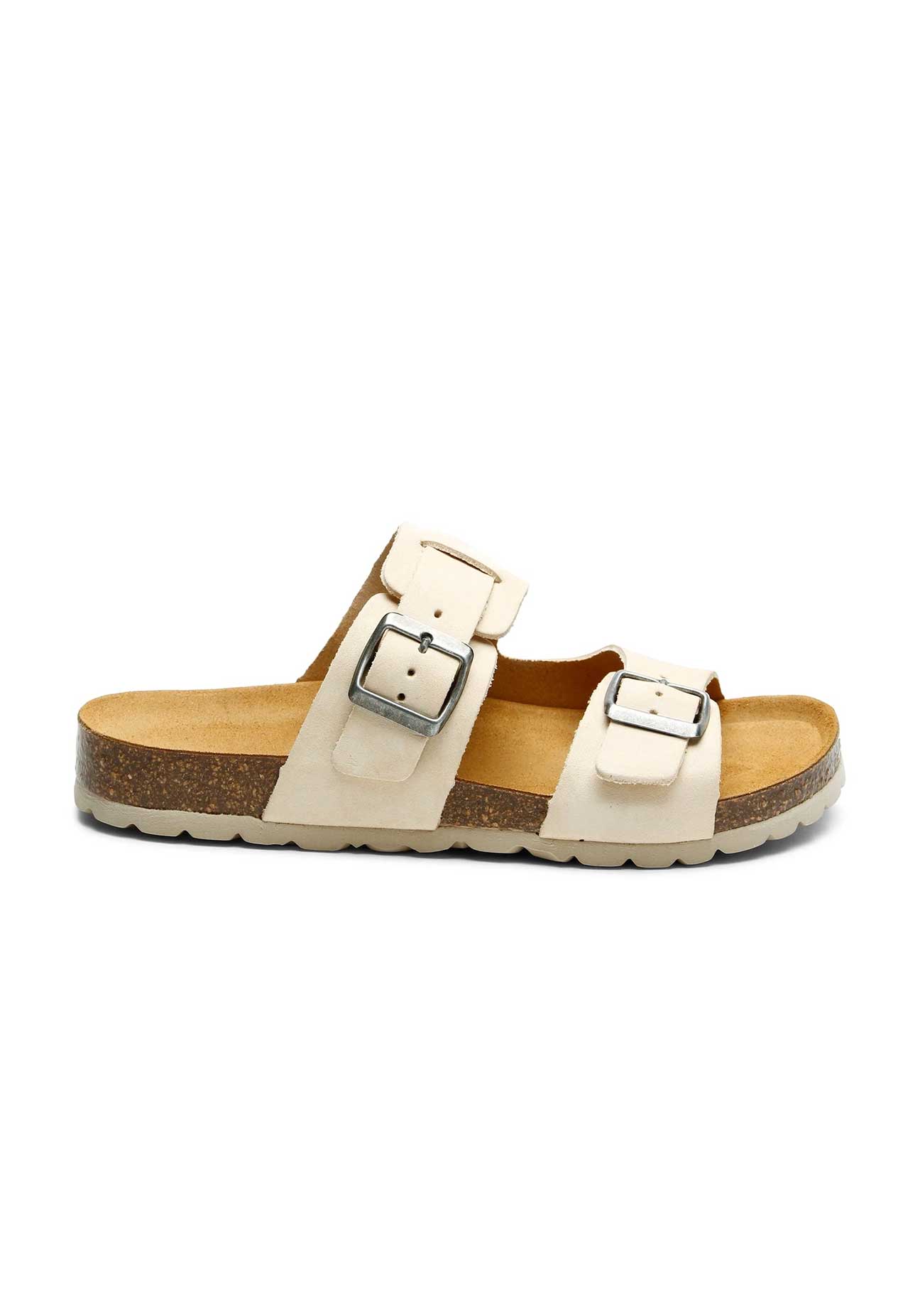 LUCA NUBUK SANDAL BEIGE - Ecomarket.com