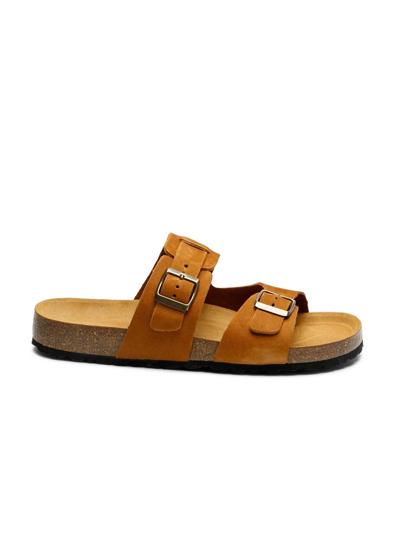 LUCA NUBUK SANDAL WHISKY - Ecomarket.com