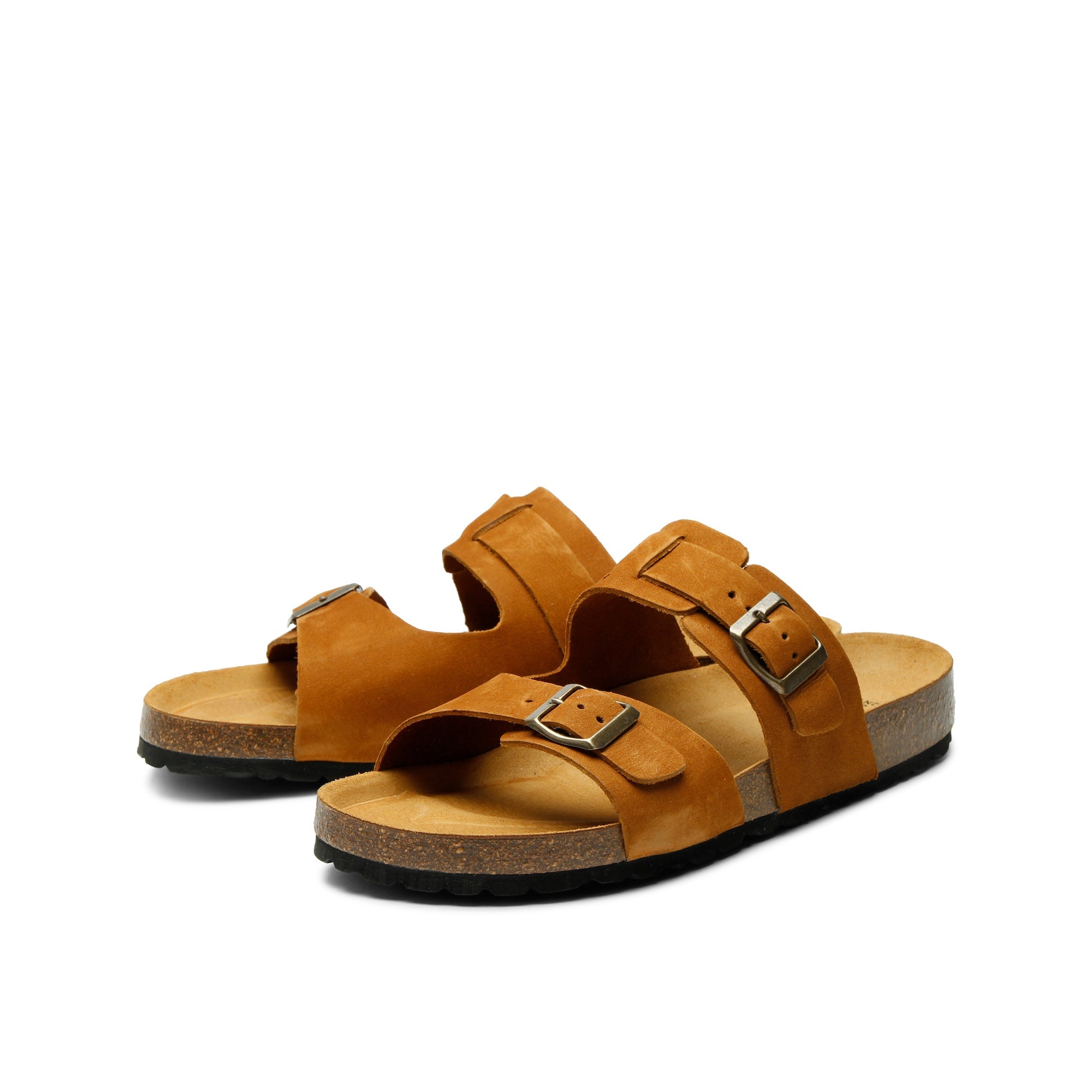 LUCA NUBUK SANDAL WHISKY - Ecomarket.com