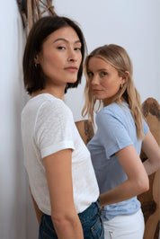 Linen T-shirt in different colors - Ecomarket.com
