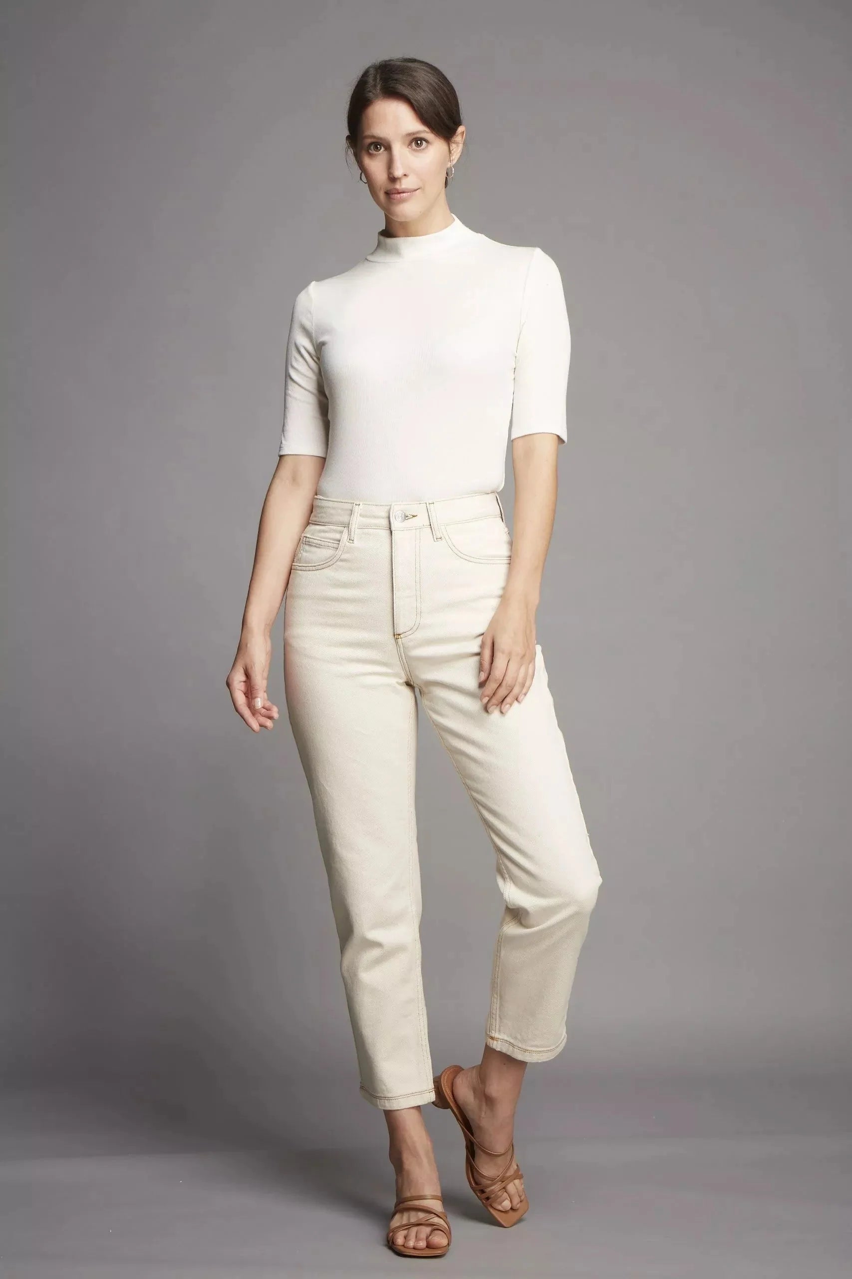 Mock Neck Micro Modal Top - Ecomarket.com