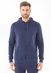 Soft Touch Hoodie in 100% Organic Cotton in navy - Ecomarket.com