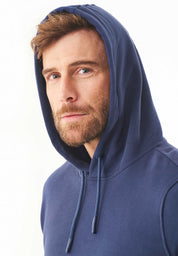 Soft Touch Hoodie in 100% Organic Cotton in navy - Ecomarket.com
