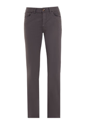 Regular-Fit Stretch Twill Trousers in Organic Cotton in dark grey - Ecomarket.com