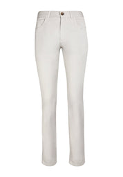 Regular-Fit Stretch Twill Trousers in Organic Cotton in light grey - Ecomarket.com