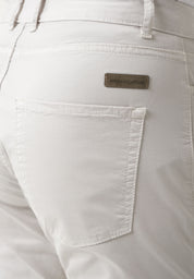Regular-Fit Stretch Twill Trousers in Organic Cotton in light grey - Ecomarket.com