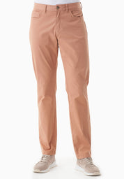 Regular-Fit Stretch Twill Trousers in Organic Cotton in tan - Ecomarket.com