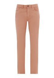 Regular-Fit Stretch Twill Trousers in Organic Cotton in tan - Ecomarket.com