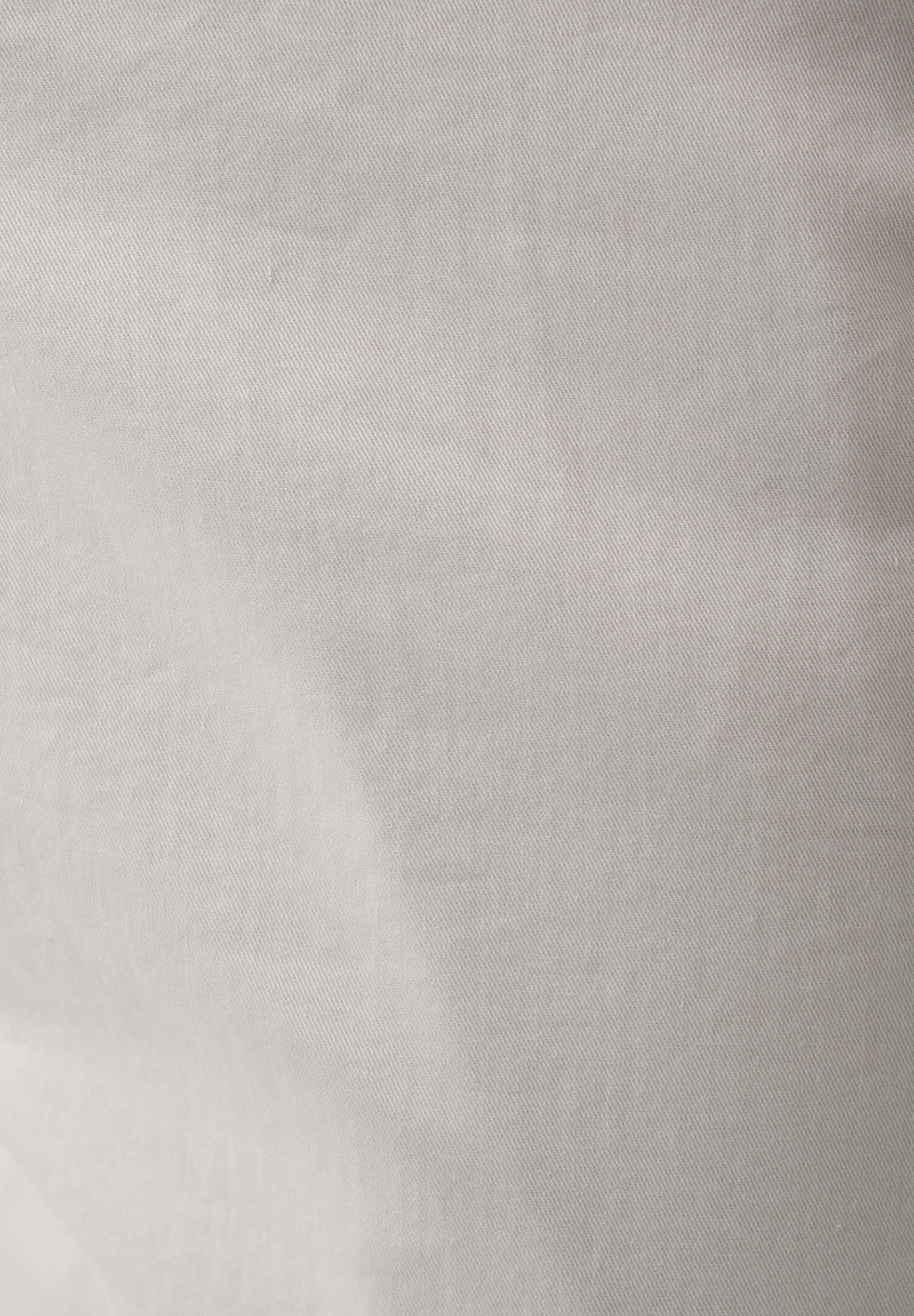 Slim-Fit Twill Trousers in Organic Cotton Stretch in light grey - Ecomarket.com