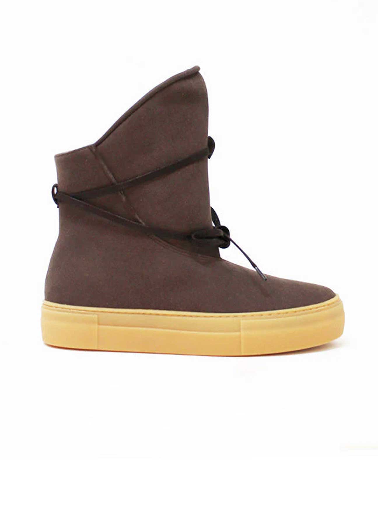 Michone Women's Waterproof Vegan Boots in Chocolate Brown