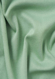 SONNIA | Cropped Ribbed Top in Organic Cotton in mineral green - Ecomarket.com