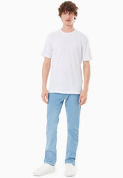 Regular Fit Jeans in Organic Cotton Stretch Denim light wash - Ecomarket.com