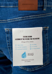 Regular Fit Jeans in Organic Cotton Stretch Denim medium wash - Ecomarket.com