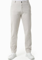 Regular-Fit Stretch Twill Trousers in Organic Cotton light grey - Ecomarket.com