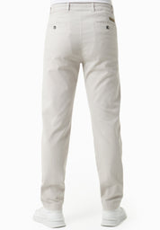 Regular-Fit Stretch Twill Trousers in Organic Cotton light grey - Ecomarket.com