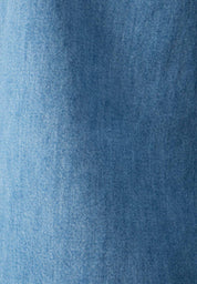 Organic Cotton Denim Shirt with Low-Impact Light Wash - Ecomarket.com
