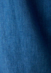Organic Cotton Denim Shirt with Low-Impact Medium Wash - Ecomarket.com