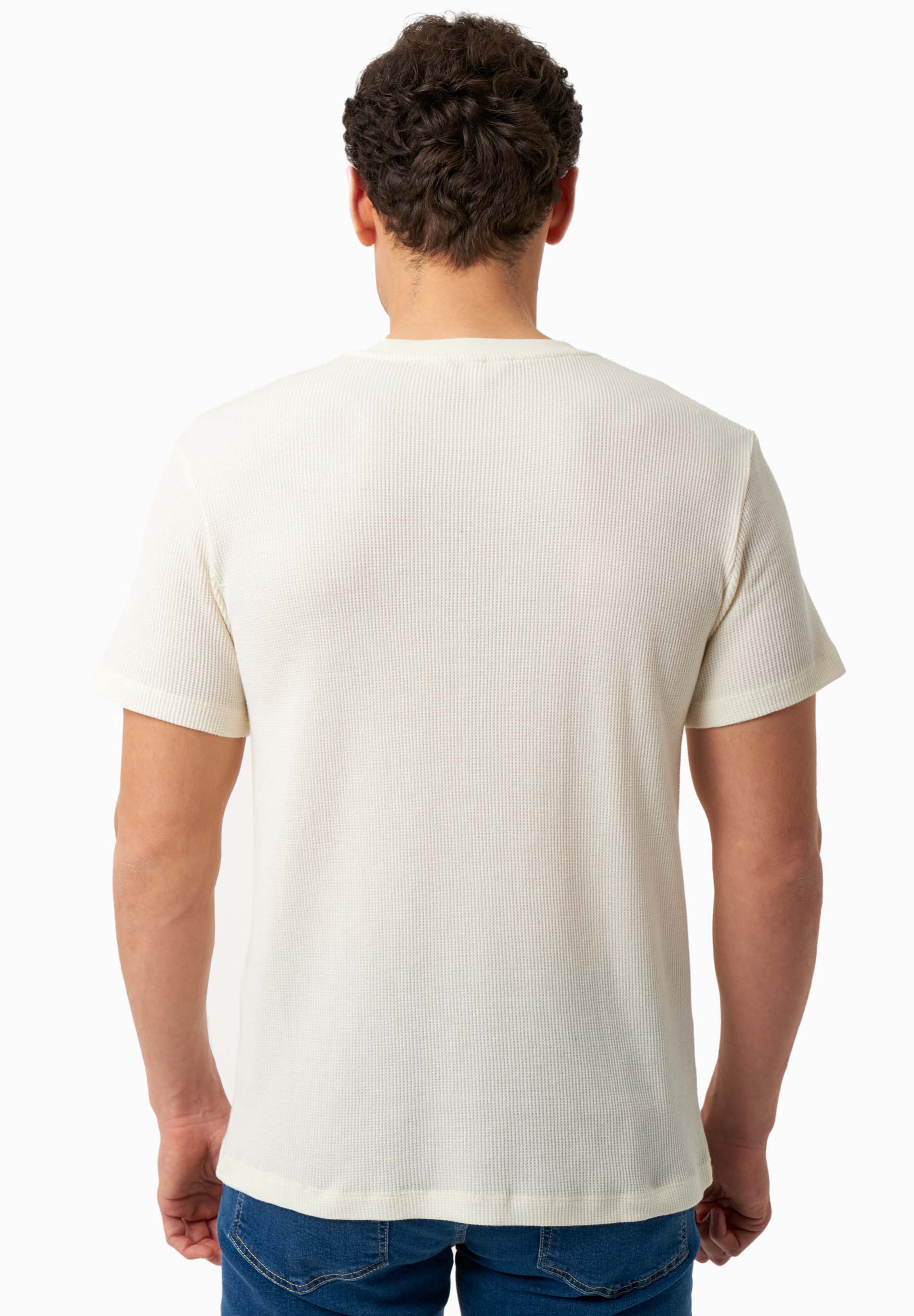Waffle T-Shirt in 100% Organic Cotton in natural - Ecomarket.com