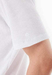 Waffle T-Shirt in 100% Organic Cotton in white - Ecomarket.com