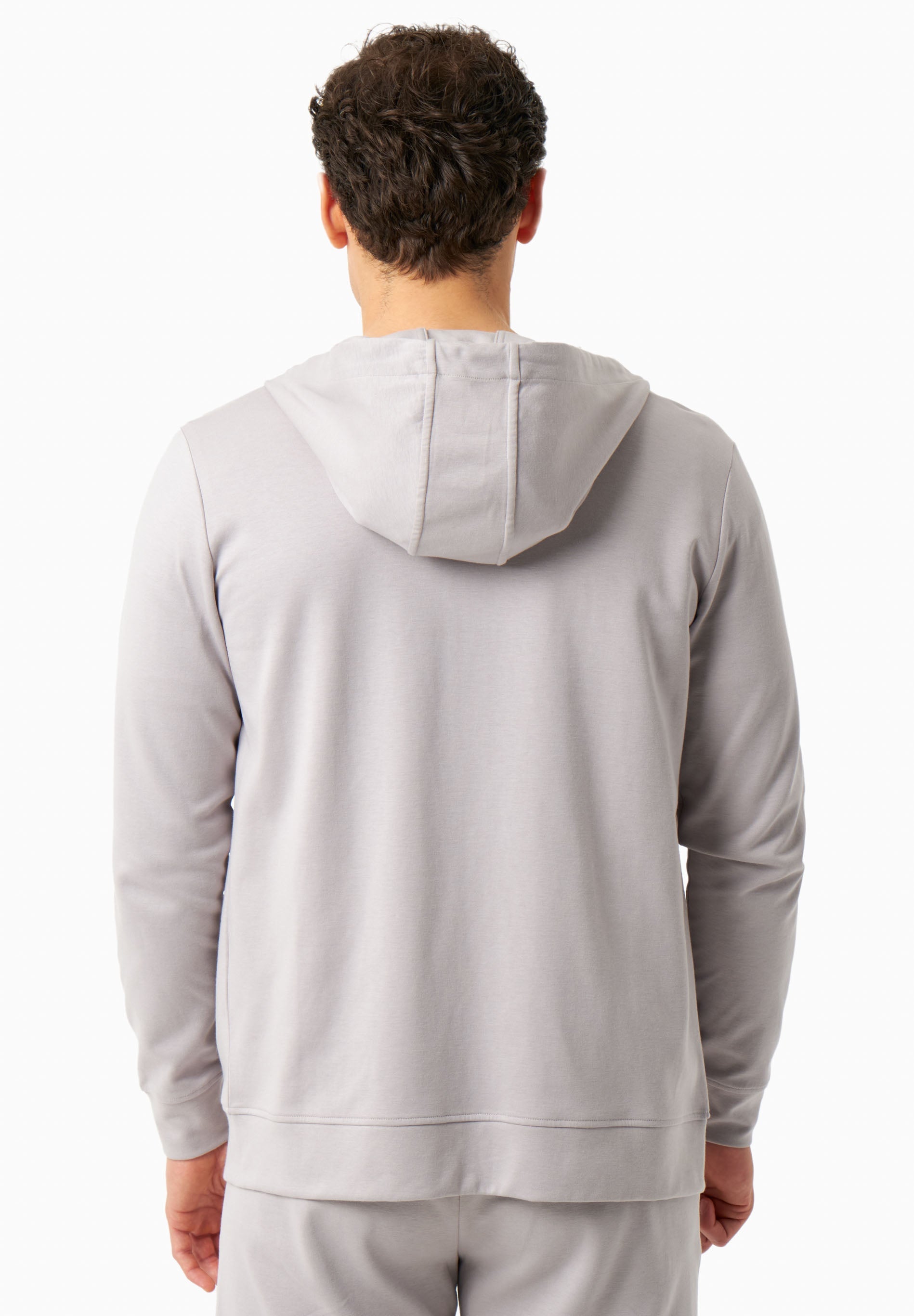 Sweat Jacket in TENCEL™ Modal & Organic Cotton in light grey - Ecomarket.com