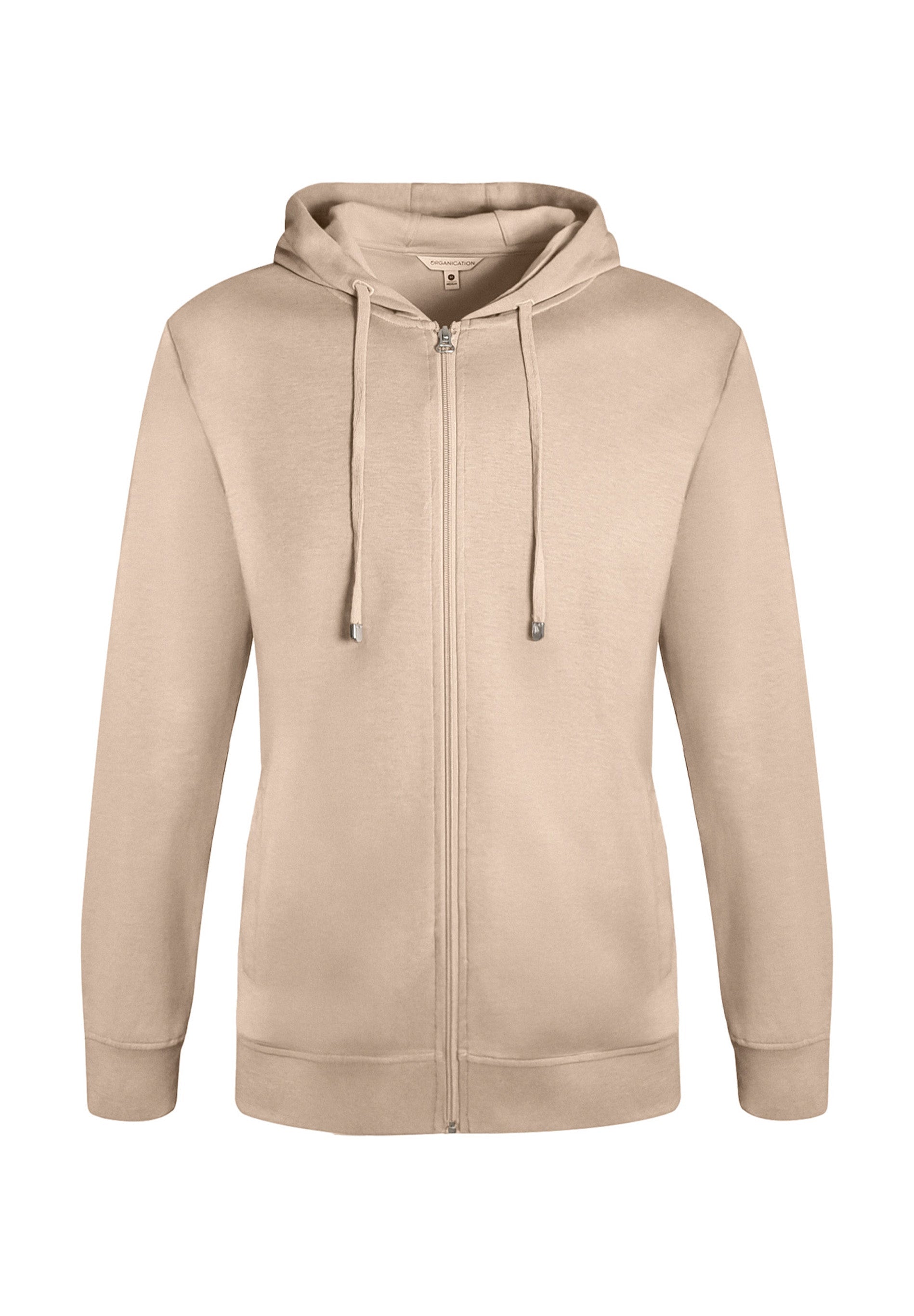 Sweat Jacket in TENCEL™ Modal & Organic Cotton in Sand - Ecomarket.com