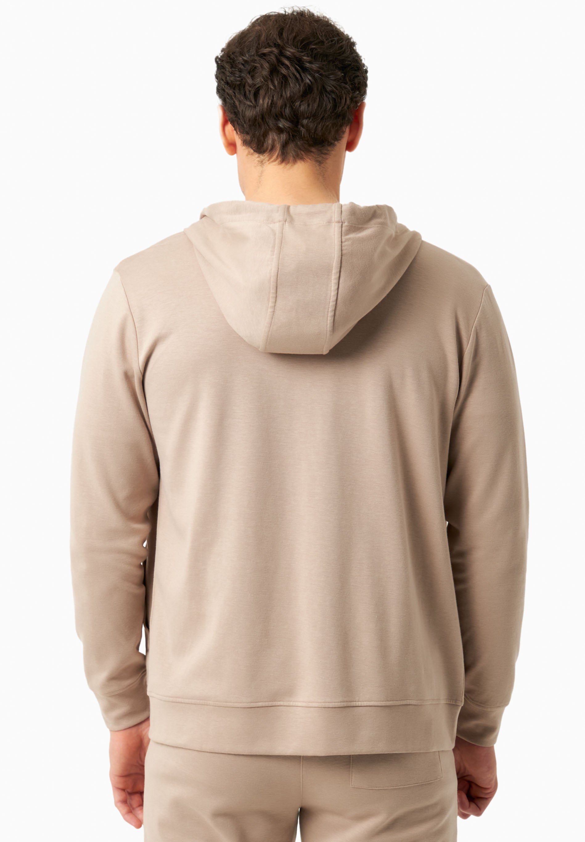 Sweat Jacket in TENCEL™ Modal & Organic Cotton in Sand - Ecomarket.com