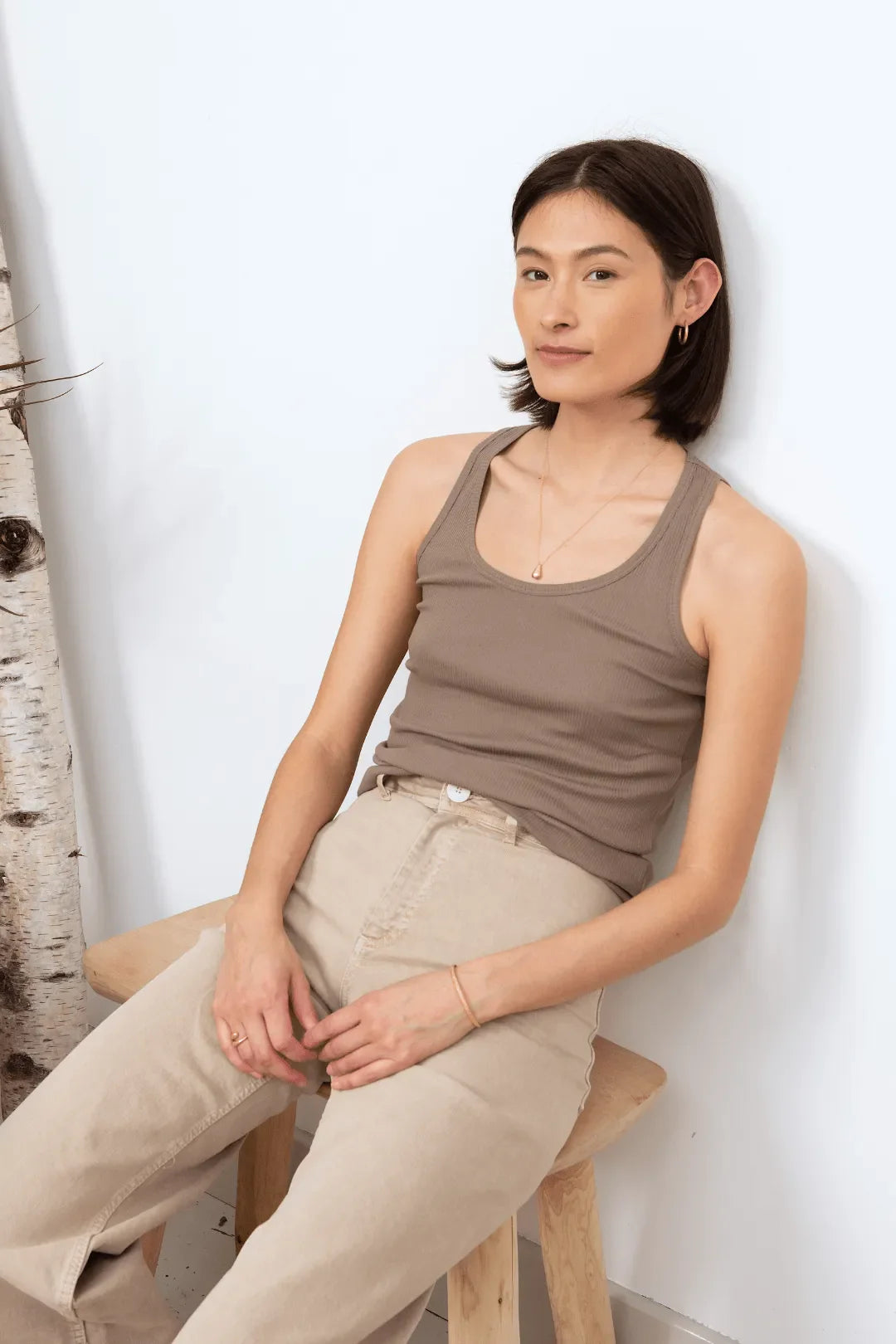 Organic Cotton Scoop Neck Tank Top - Ecomarket.com