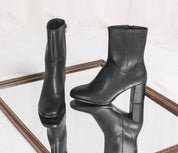 CIRCE Black Vegan Boots - Ecomarket.com