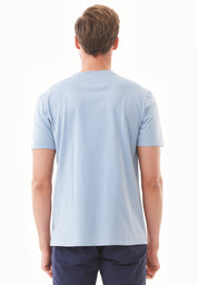 Natural Dye T-Shirt in 100% Organic Cotton in indigo plant - Ecomarket.com