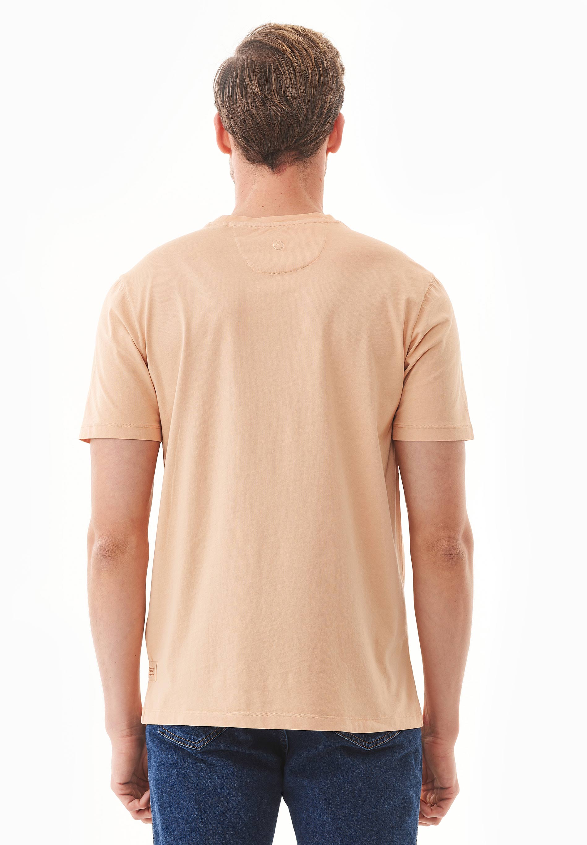 Natural Dye T-Shirt in 100% Organic Cotton in onion skin - Ecomarket.com