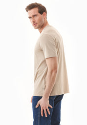 Natural Dye T-Shirt in 100% Organic Cotton in walnut husk - Ecomarket.com