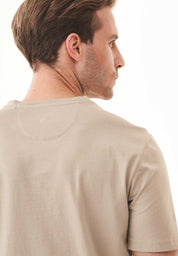Natural Dye T-Shirt in 100% Organic Cotton in walnut husk - Ecomarket.com