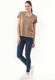 Natural Dye T-Shirt in Organic Cotton acorn - Ecomarket.com