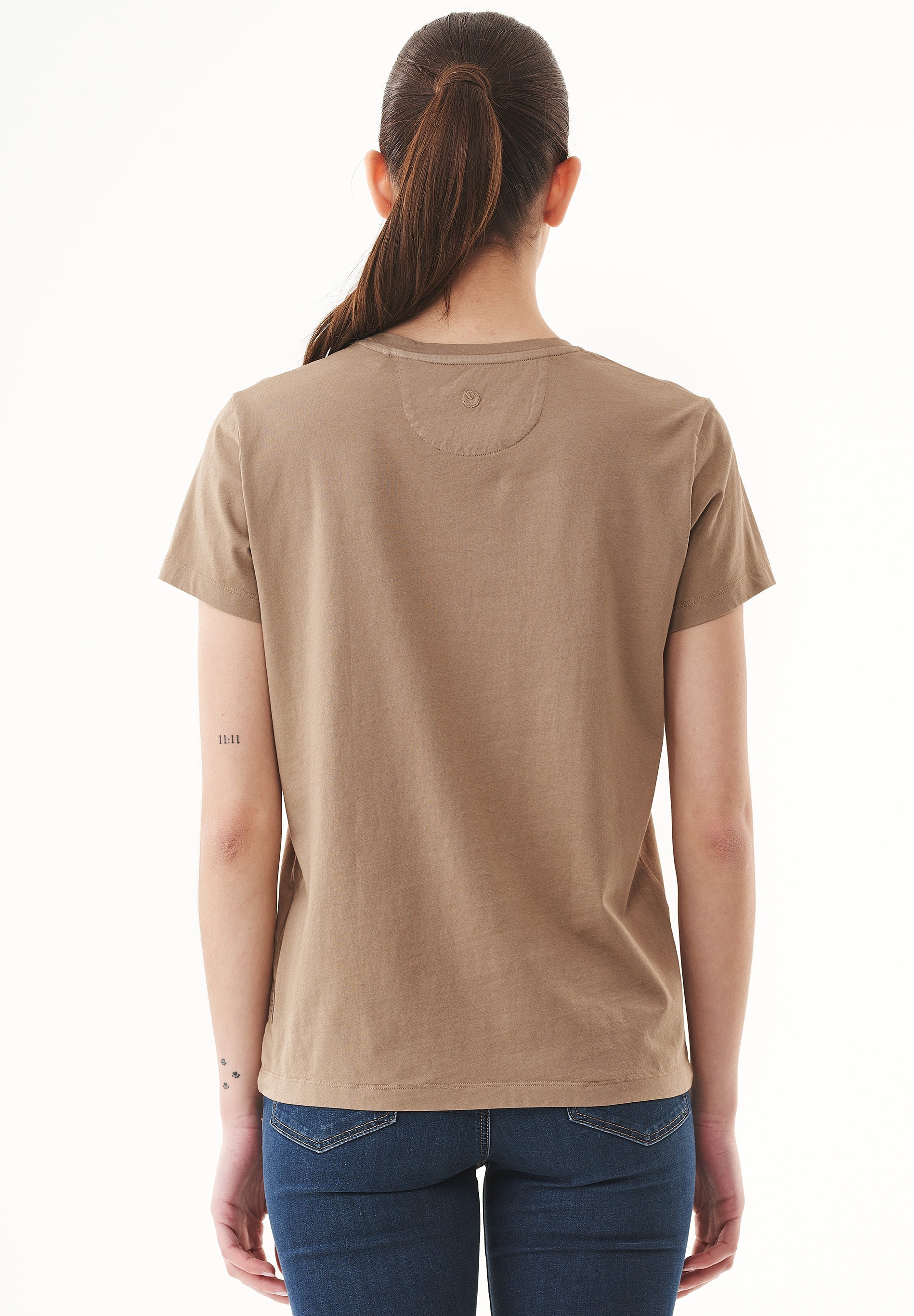 Natural Dye T-Shirt in Organic Cotton acorn - Ecomarket.com