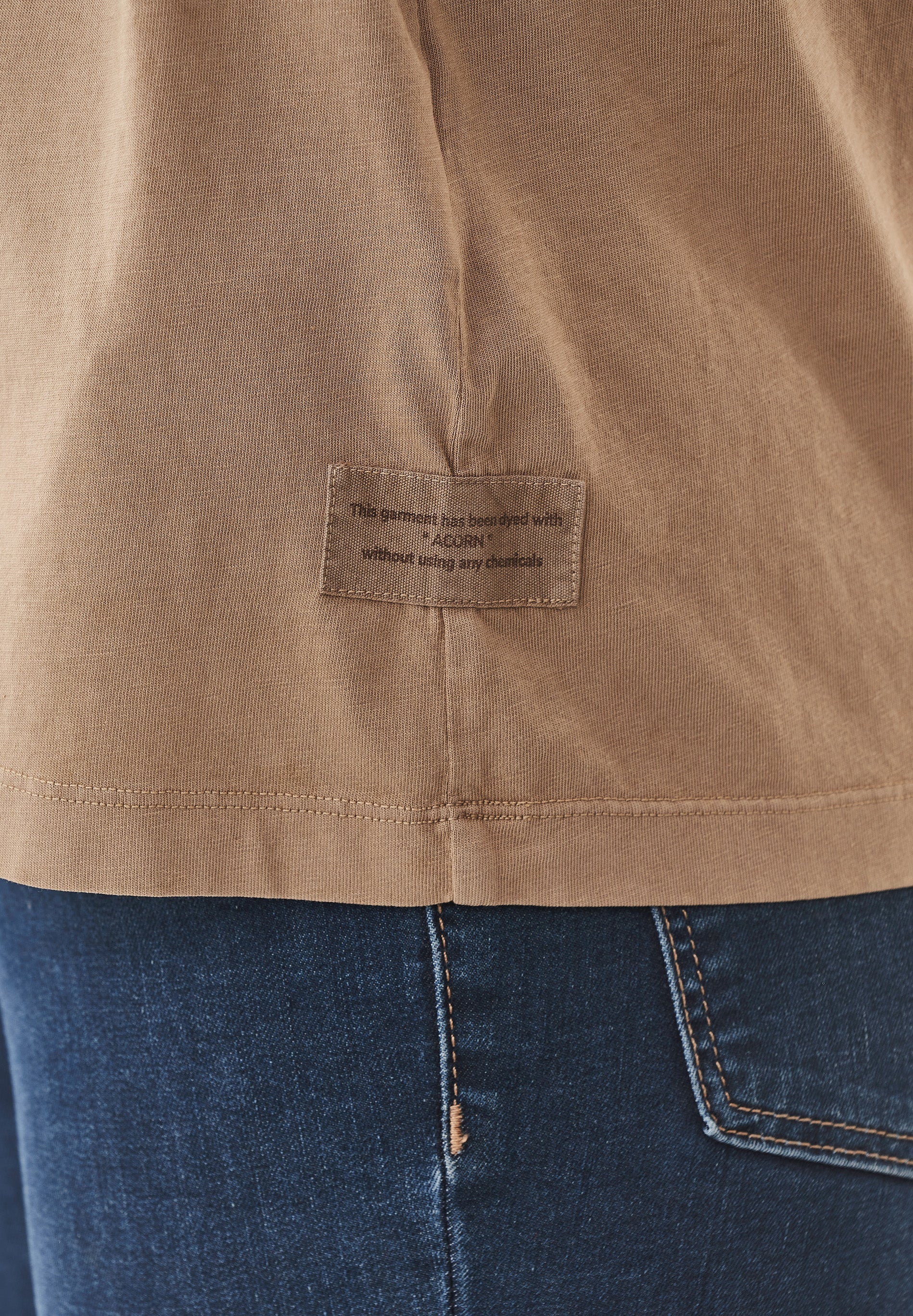 Natural Dye T-Shirt in Organic Cotton acorn - Ecomarket.com