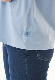 Natural Dye T-Shirt in Organic Cotton indigo plant - Ecomarket.com