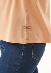 Natural Dye T-Shirt in Organic Cotton onion skin - Ecomarket.com