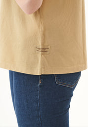 Natural Dye T-Shirt in Organic Cotton weld flower - Ecomarket.com