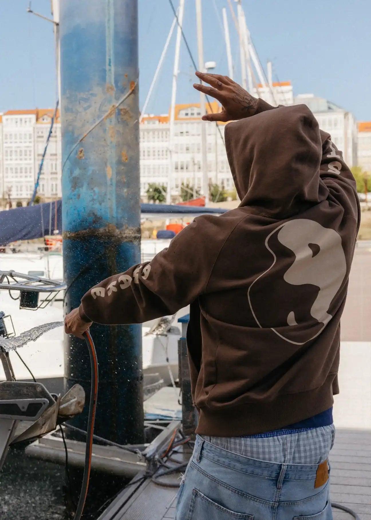 Hoodie with zipper TAO - Ecomarket.com