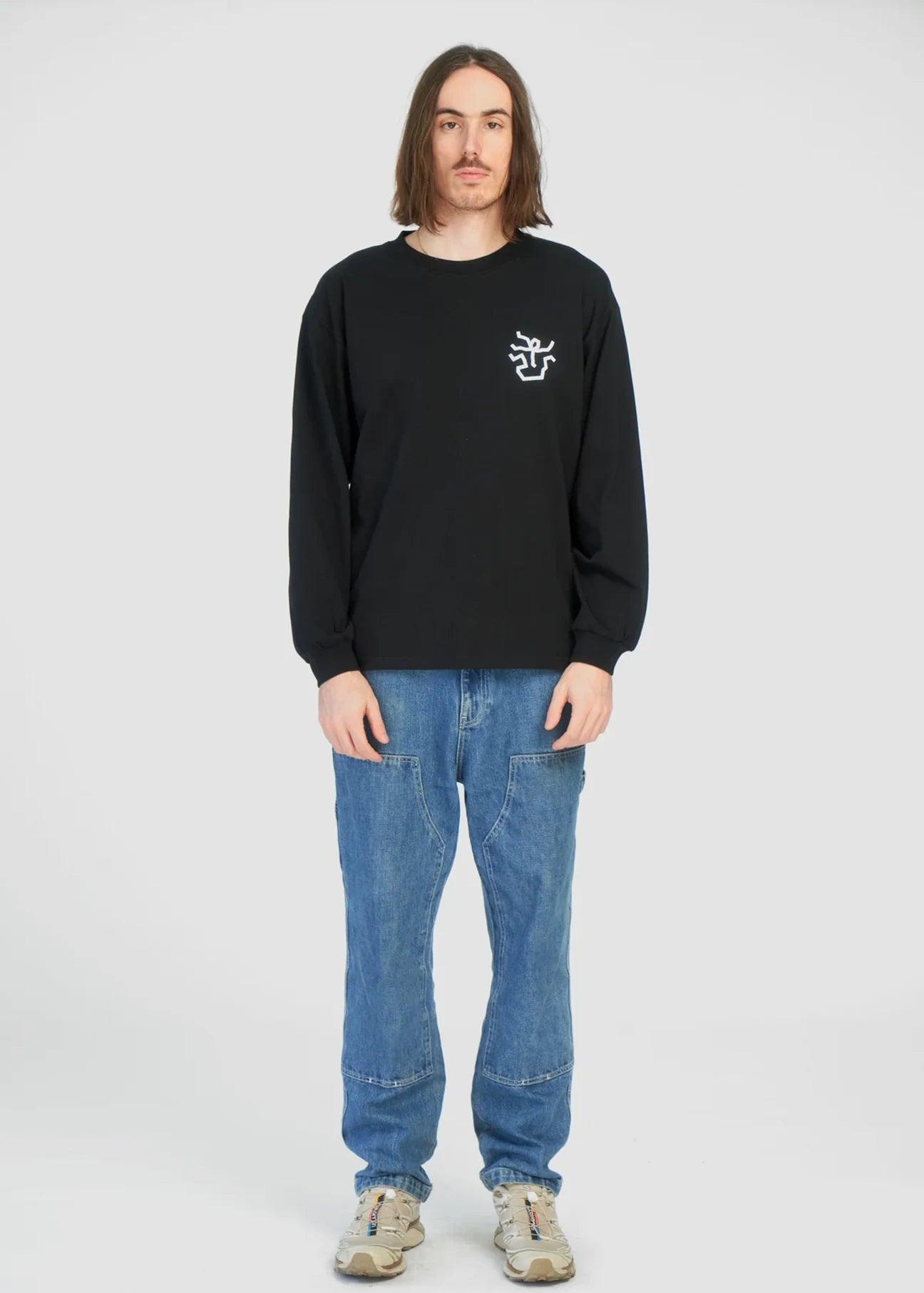 Oversized long sleeve t-shirt Falling-Apart - Ecomarket.com
