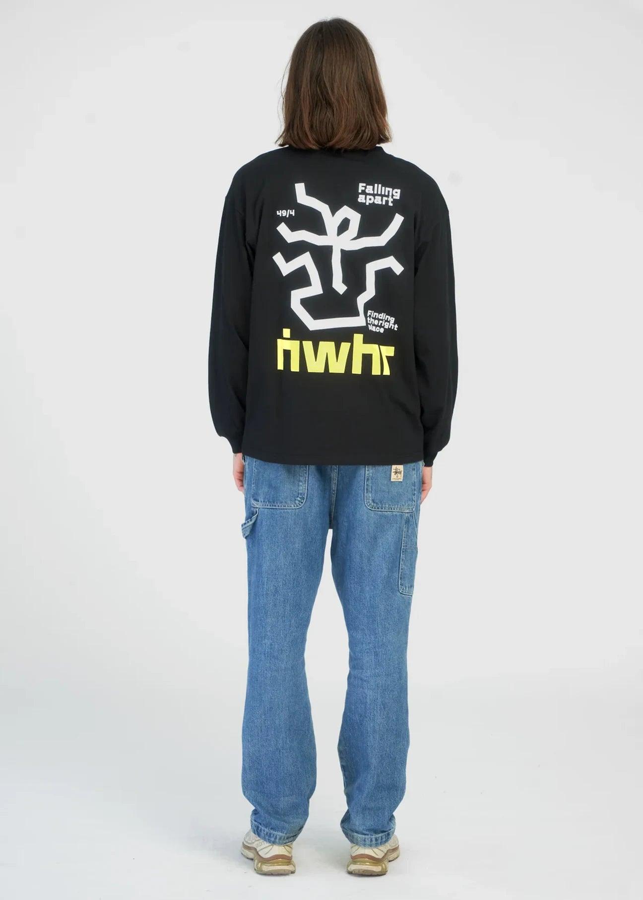 Oversized long sleeve t-shirt Falling-Apart - Ecomarket.com
