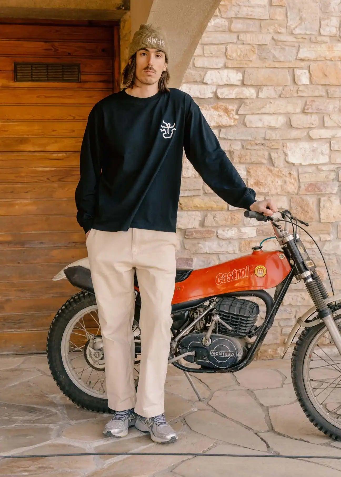 Oversized long sleeve t-shirt Falling-Apart - Ecomarket.com
