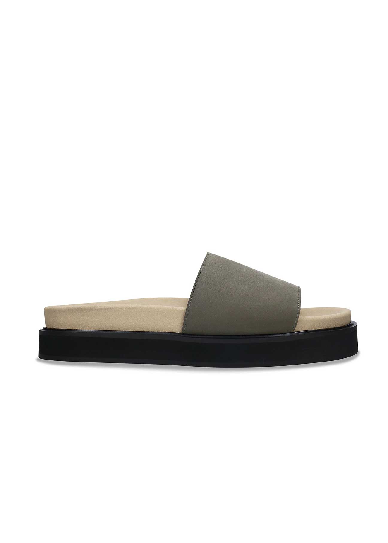 OKINA Vegan Sandals in Green - Ecomarket.com