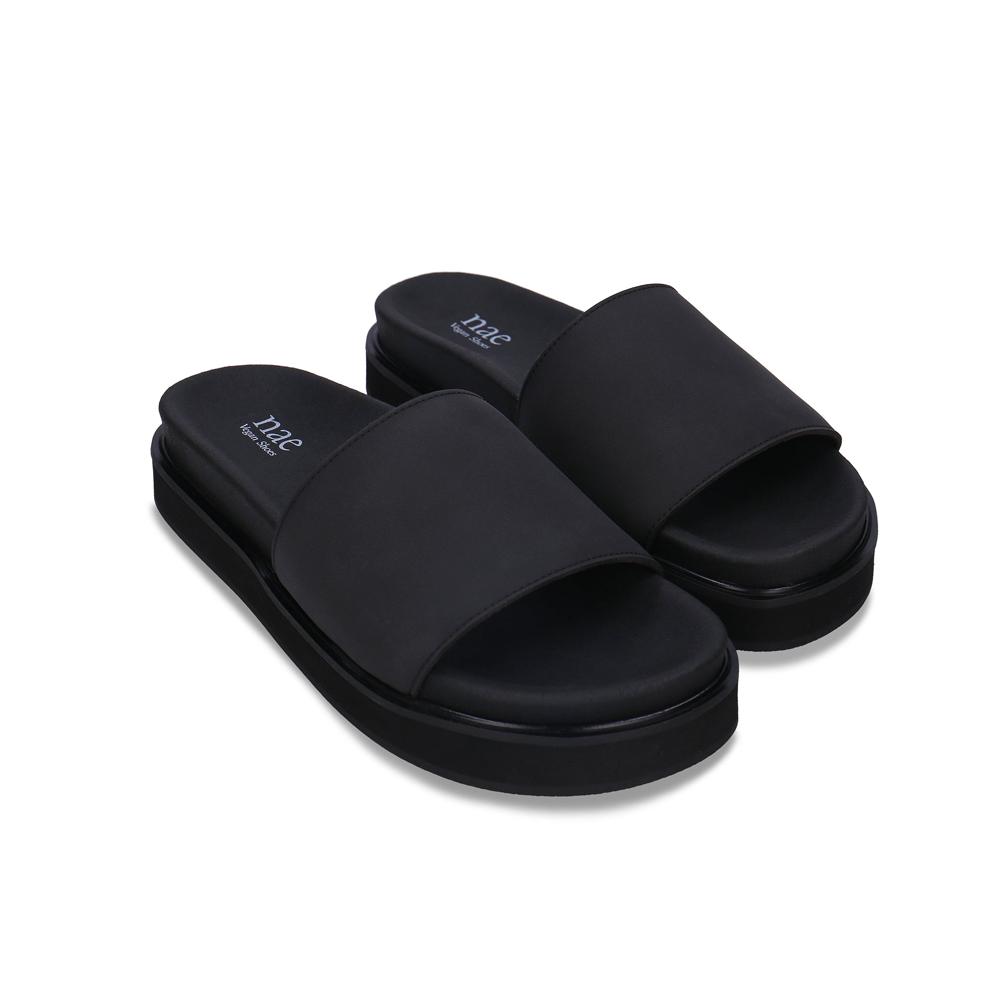 OKINA Vegan Sandals in Black - Ecomarket.com