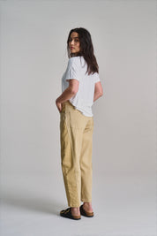 POP - Organic Cotton Trousers - Dark Sand - Ecomarket.com