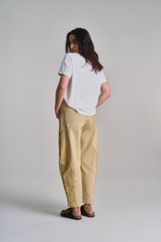 POP - Organic Cotton Trousers - Dark Sand - Ecomarket.com