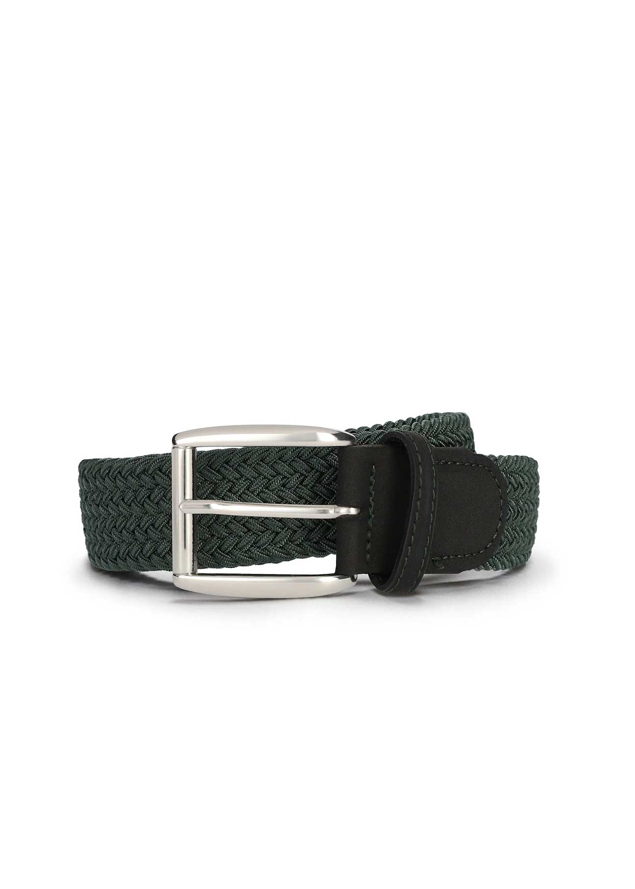 Prat Green Braided Vegan Belt - Ecomarket.com