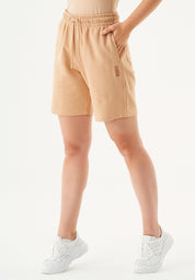 SHEYMA | Sweat Shorts in 100% Organic Cotton in beige - Ecomarket.com